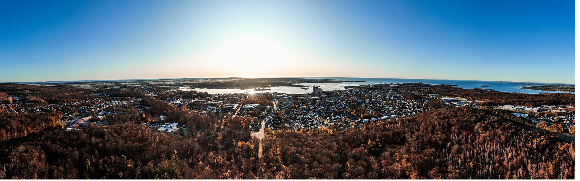 En bild över vackra Sölvesborg