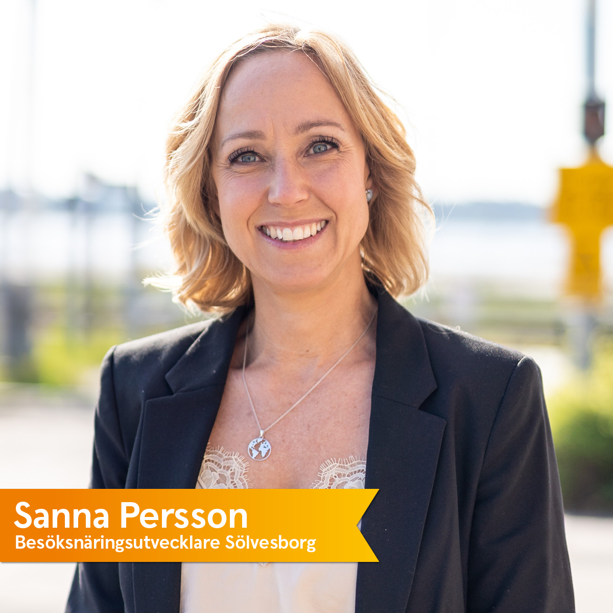 Sanna Persson - besöksnäringsutvecklare i Sölvesborg