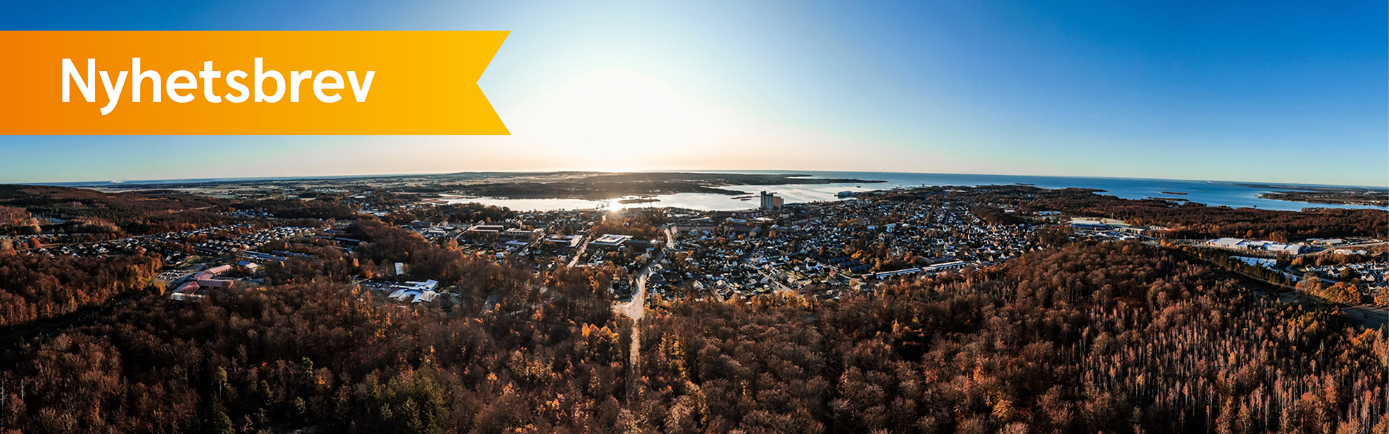 Drönarbild över Sölvesborg